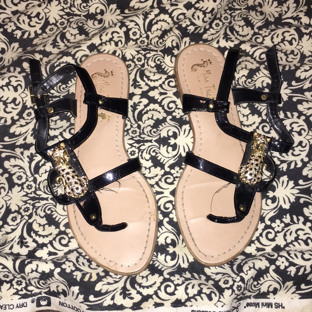 Leopard sandals
